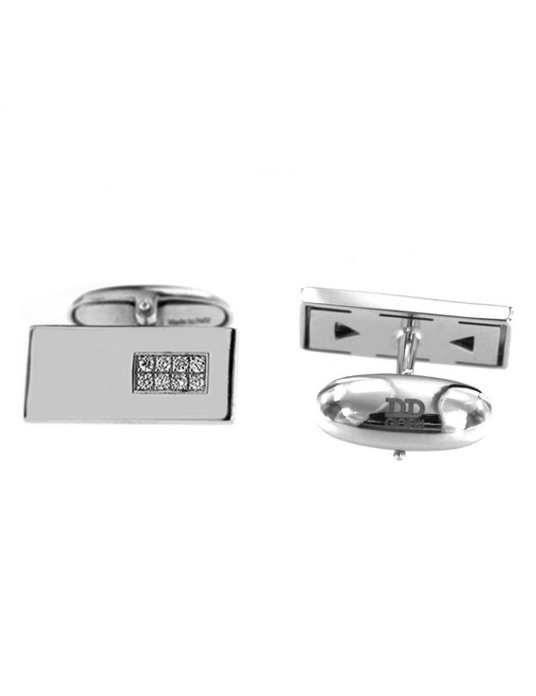 DAVITE & DELUCCHI MAN CUFFLINKS WITH DIAMONDS - 0