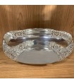 Bowl - in 800 Silver with Decorations 28x21 cm - 0