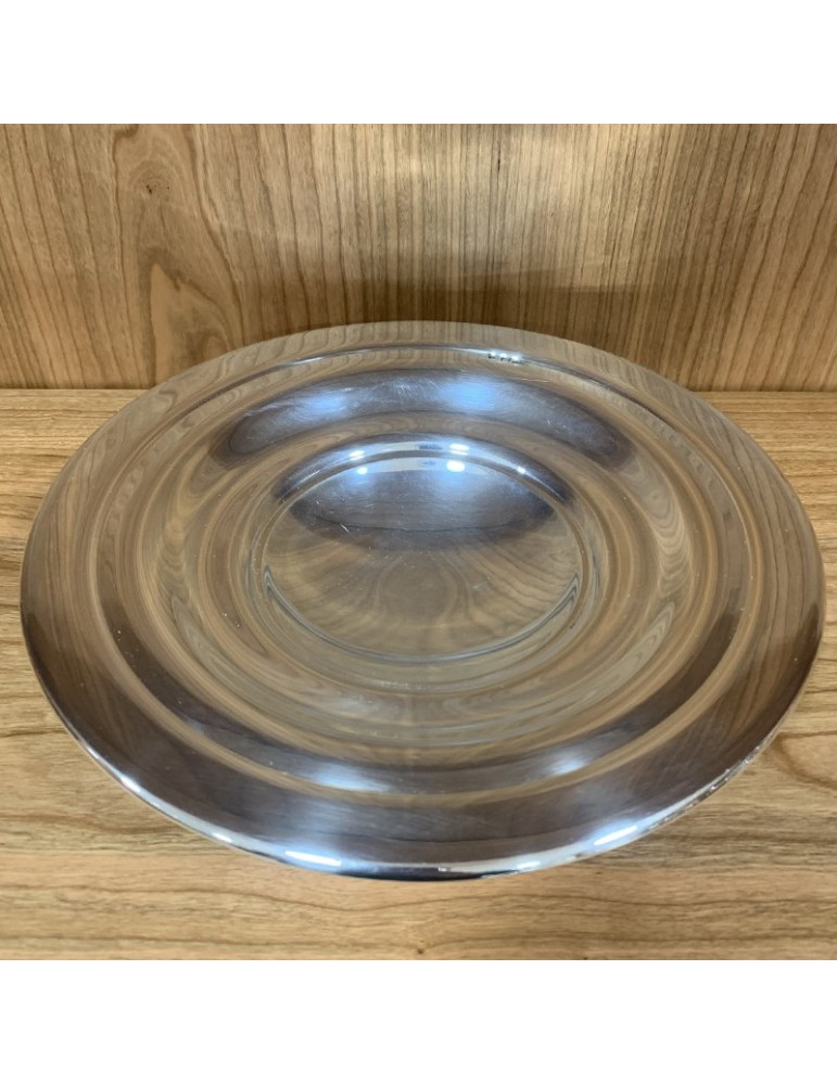 Tray - in 800 Silver Round Raised Smooth 24 cm - 0