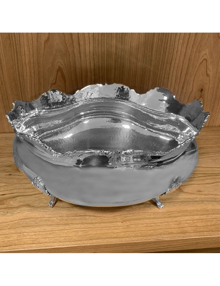 Centerpiece - in 800 Silver with Feet 29x22 cm - 0