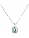 Collana Davite & Delucchi - in Oro - Diamanti - Acquamarina -CLNM00256