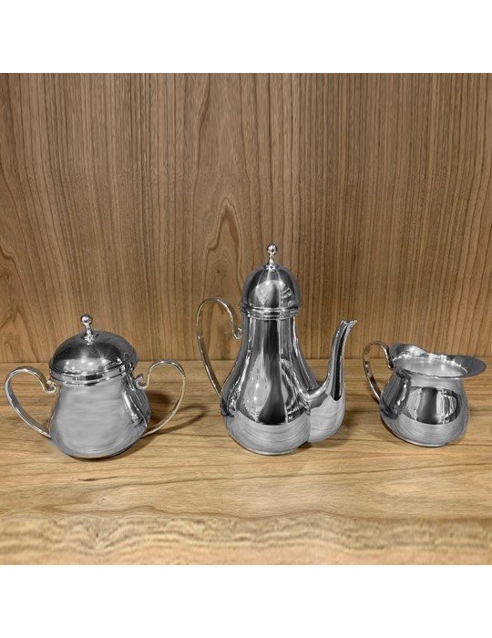 Servizi da Tè e Caffè - in Argento 800 Tre Pezzi Vintage - 202099