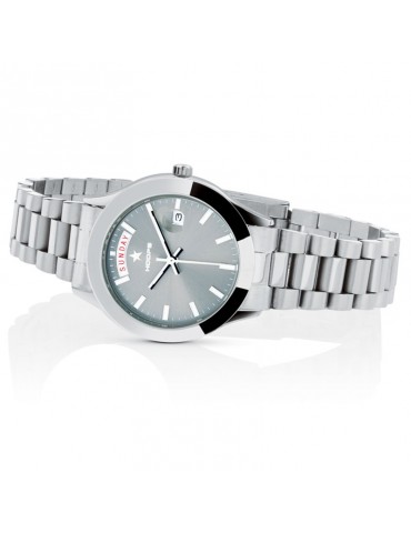 Hoops Man's Luxury Day Date L Mid Grey 39mm Watch - 0