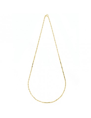 Chimento Man's Necklace - Tradition Gold Bamboo Classic in 18K Yellow Gold 50 cm - 0